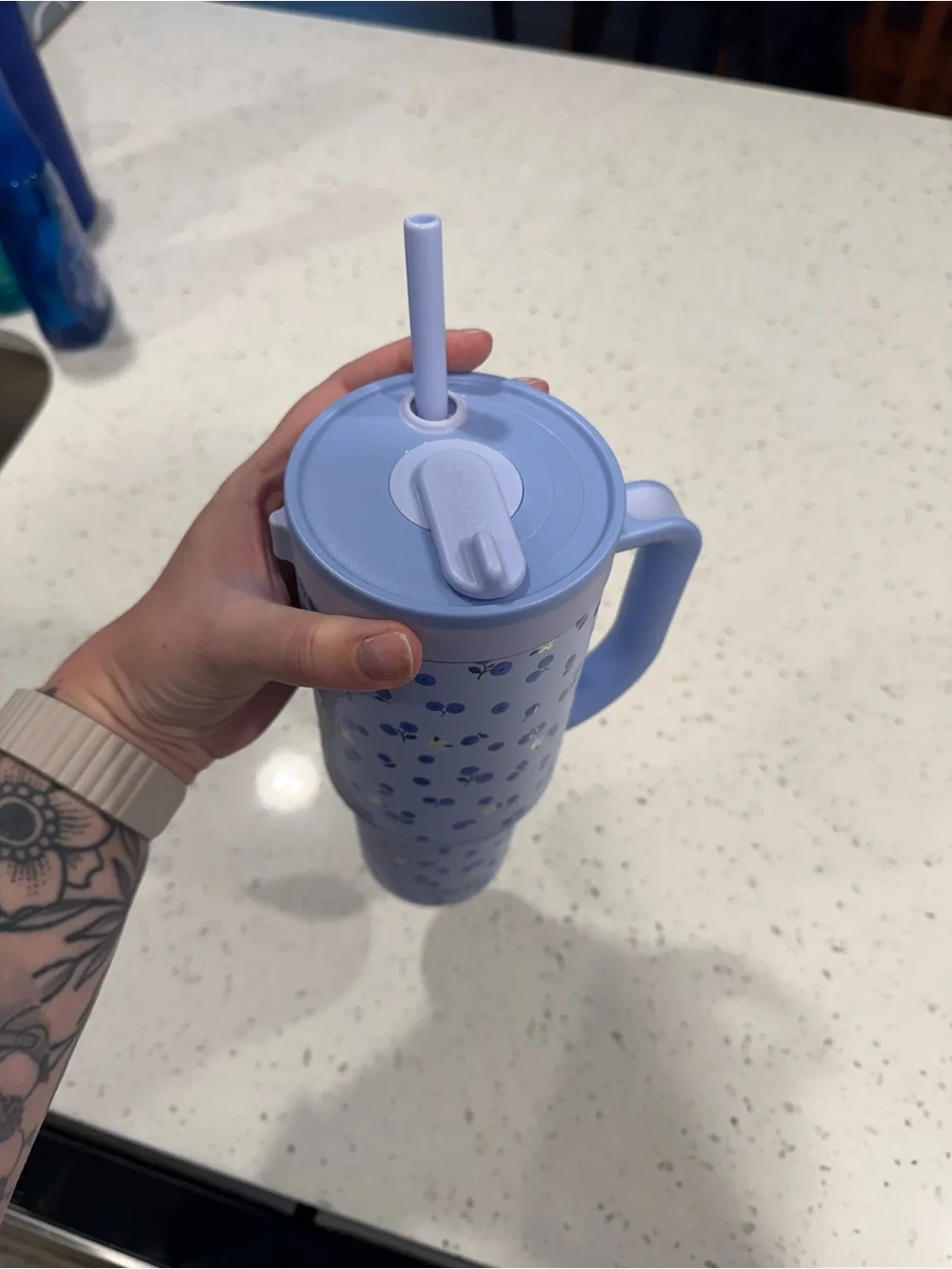 30oz Ello tumbler w/ retractable straw